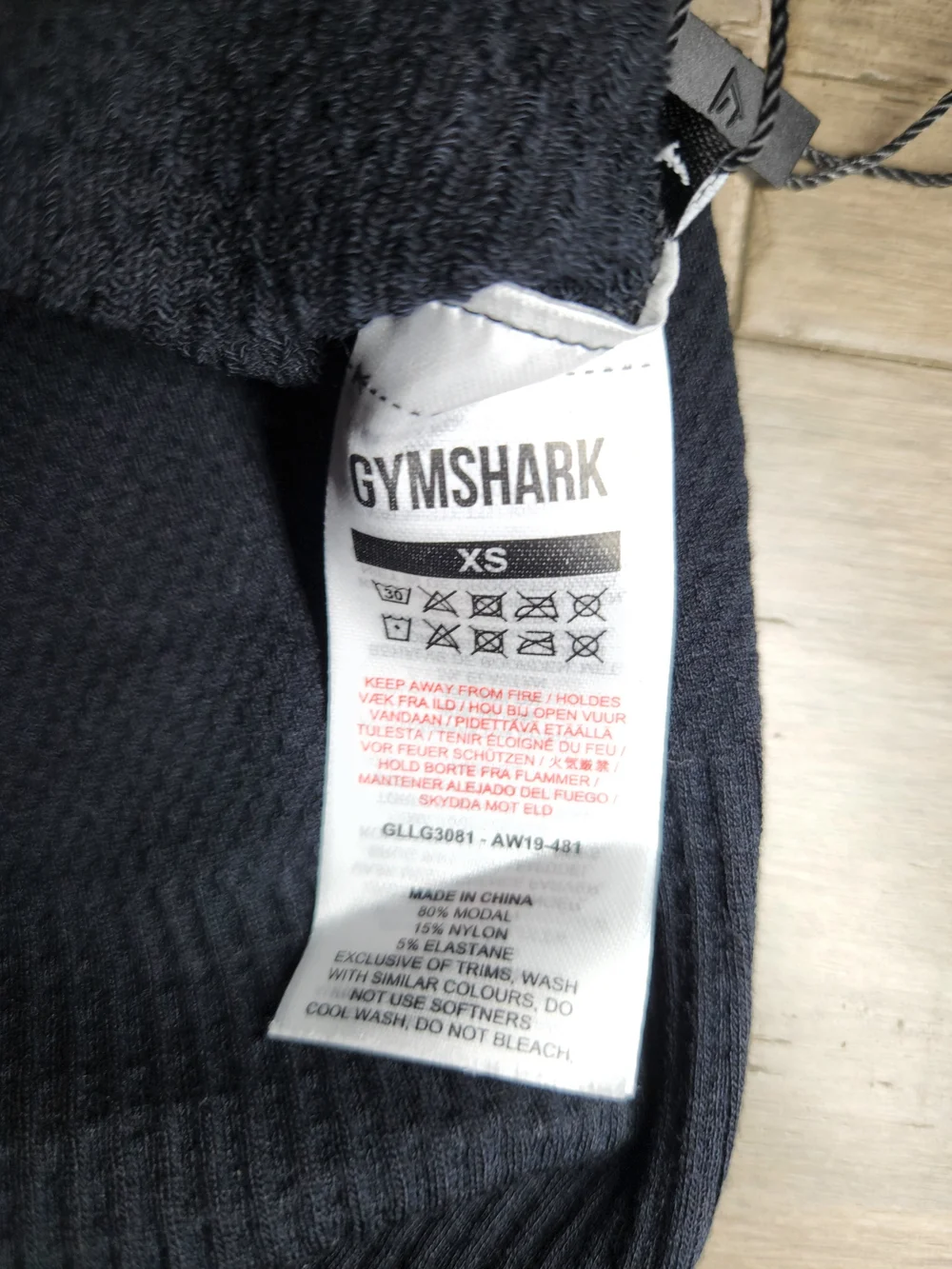 NWT!! Gymshark Black Seamless High-Waist Ribbed Leggings